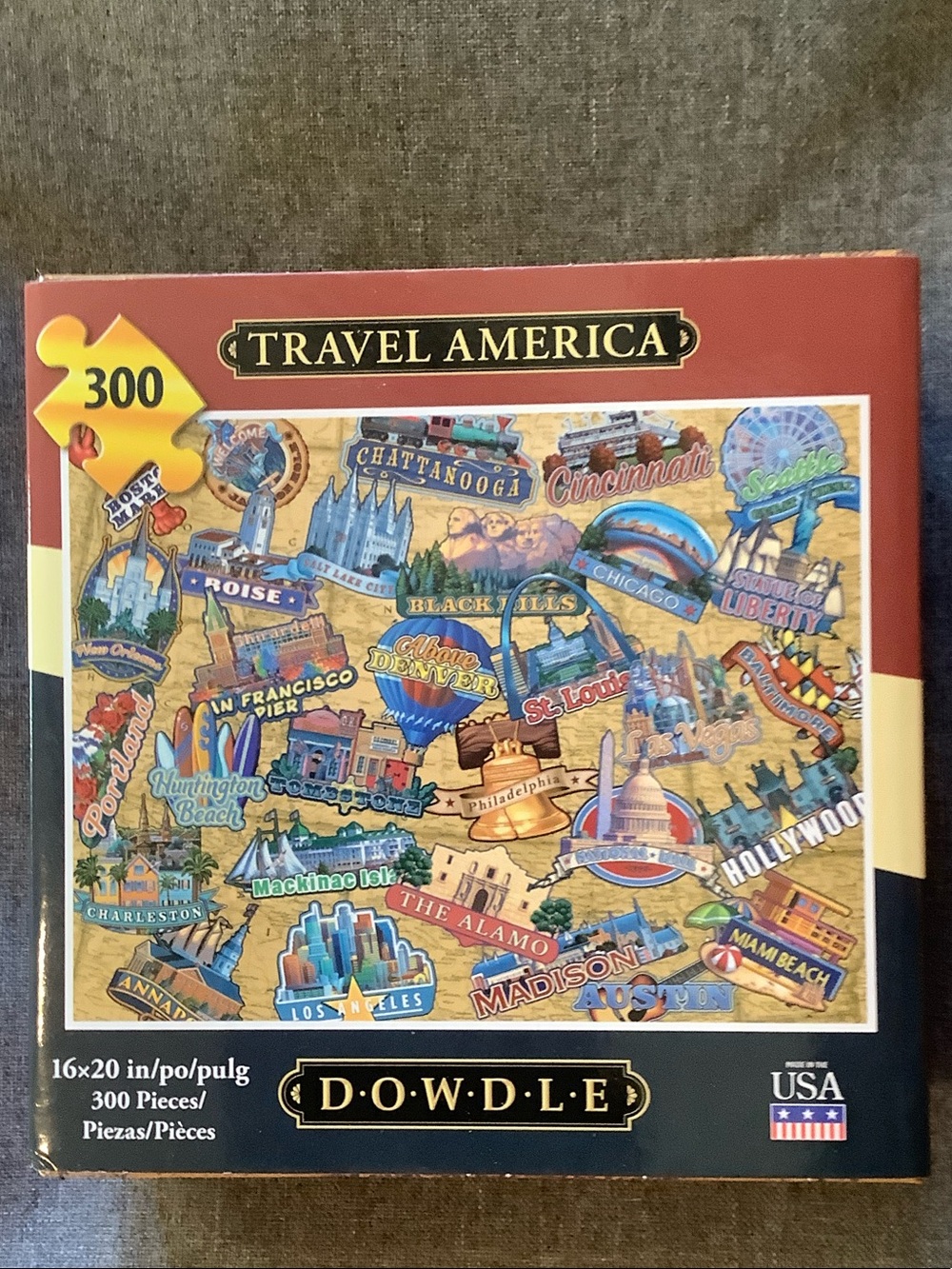 Dowdle ‘Travel America’ 300-Piece Jigsaw Puzzle
